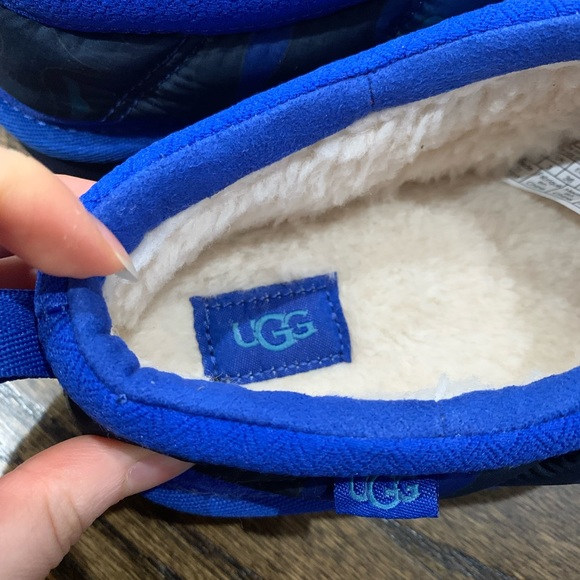 New Ugg Tasman LTA Cali Topo Slippers Ocean Colour Youth Size 4 - Picture 8 of 12